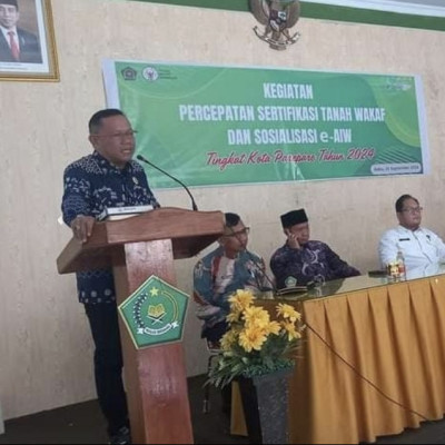 Kemenag Parepare Mendorong Percepatan Sertifikasi Tanah Wakaf