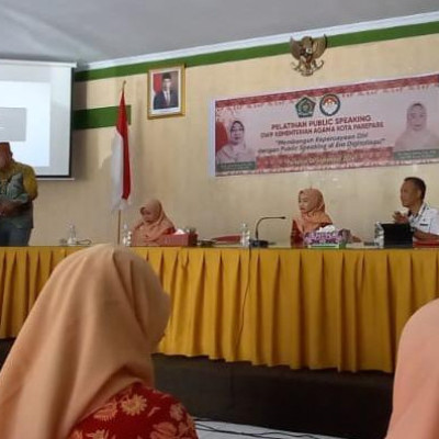 DWP Kemenag Kota Parepare Adakan Pelatihan 'Public Speaking'