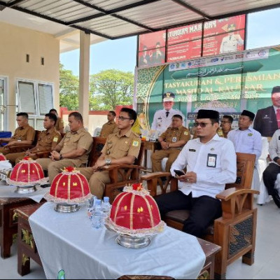 Kepala Kankemenag Sinjai dampingi Pj Bupati Sinjai Resmikan Masjid Al-Kautsar SDN 103 Bontompate