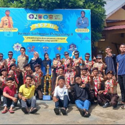 MTsN 4 Sinjai Juara Umum Kemah Gabungan Penggalang II Tingkat Kabupaten Sinjai