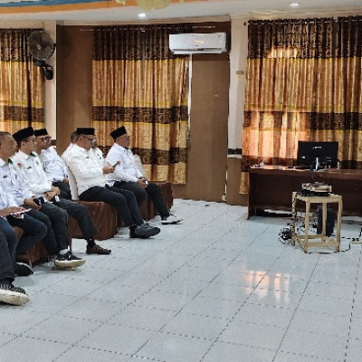 Kemenag Bone Turut Serta Dalam Rapat Evaluasi dan Percepatan Kinerja Kemenag Sulsel.