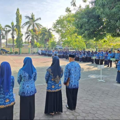 Kasi PHU  Kemenag Takalar Nurjannah Dammi Pimpin Upacara Hari Kesaktian Pancasila.