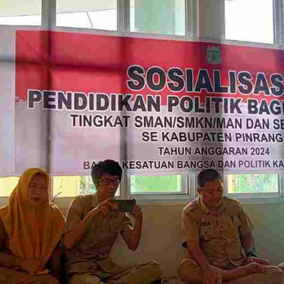 Pemda Pinrang Gelar Sosialisasi Pendidikan Politik Di MAN Pinrang