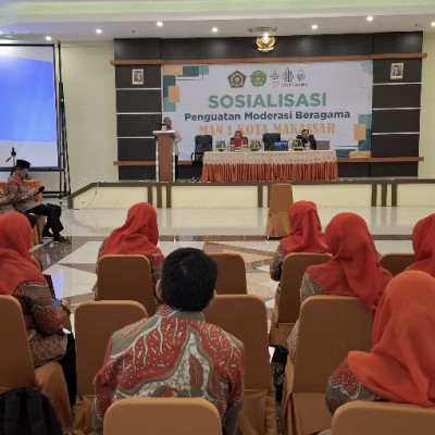 Sosialisasi Penguatan Moderasi Beragama Angkatan V, VI, VII, VIII, dan IX Resmi Dibuka Serentak oleh Kakankemenag Kota Makassar 