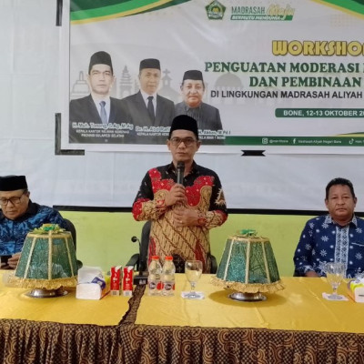 Kakanwil Kemenag Sulsel Buka Secara Resmi Workshop PMB ASN MAN 1 Bone