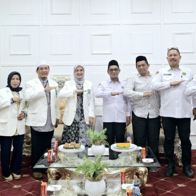 Jelang Expo Kemandirian Pesantren, Ketua YASDIC IMMIM Silaturrahmi dengan Kakanwil Kemenag Sulsel