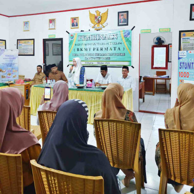 KUA Kecamatan Ponre Gelar Pembinaan BKMT Permata Desa Poleonro