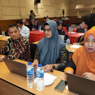 Kasubag TU, ASDM dan Bendahara Kemenag Lutra  Ikuti Rekonsiliasi Data SIMPEG dan Gaji Web Di Jakarta