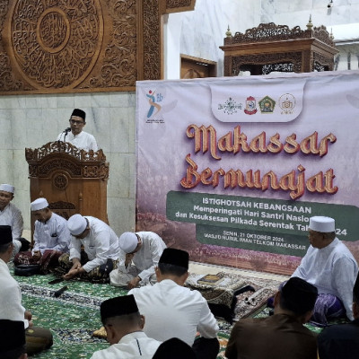 **Makassar Bermunajat: Istighotsah Kebangsaan Sambut Hari Santri Nasional dan Doa untuk Pilkada Serentak 2024**