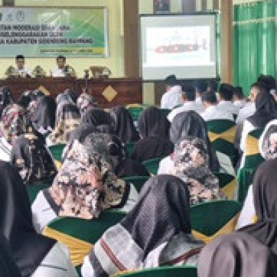 Sosialisasi Penguatan Moderasi Beragama di Kemenag Sidrap Dihadiri 285 ASN