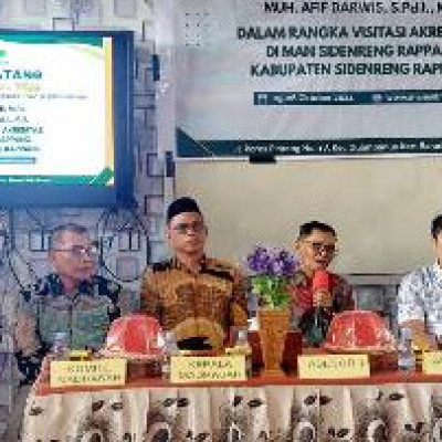 Visitasi Akreditasi oleh Tim Asesor BAN-PDM di MAN Sidenreng Rappang