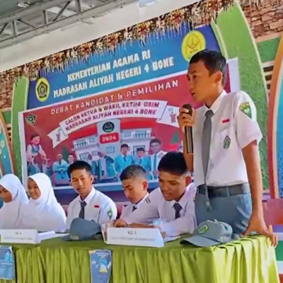 Debat Kandidit Pimimpin OSIM MAN 4 Bone Kedepan