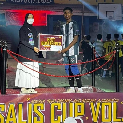 Dzaky Maing, Kiper 30 Juz Itu Sabet Best Keeper Salis Cup Futsal Competition 2024