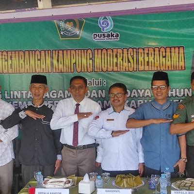 Pengembangan Kampung Moderasi, Kemenag Kab. Barru Gelar Dialog Lintas Agama Dan Budaya