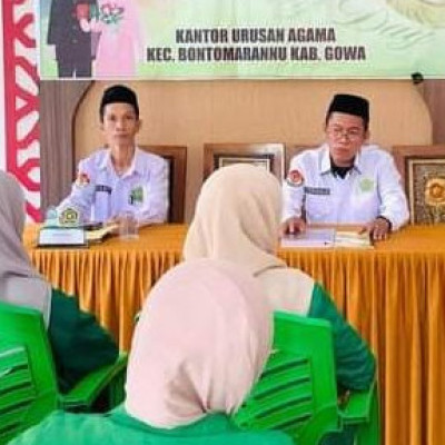 Sebulan Bersama, KUA Bontomarannu Lepas Mahasiswa PPL UINAM