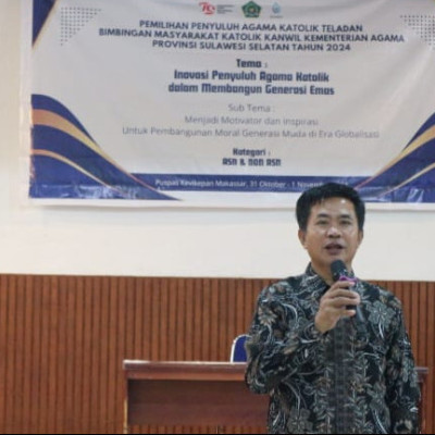 Bimas Katolik Sulsel Selenggarakan Pemilihan Penyuluh Agama Katolik Teladan 2024 Tingkat Provinsi Sulawesi Selatan