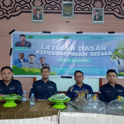 Kolaborasi MAN 3 Bone bersama Leader Institute Wujudkan Generasi Emas