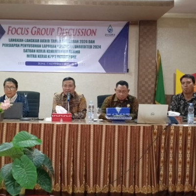 KPPN Watampone Gelar FGD di Kemenag Bone