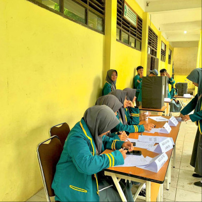 Demokrasi di Sekolah: Pemilihan Ketua OSIM MAN Enrekang Berlangsung Meriah, Paslon 01 Unggul Telak