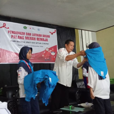 Diklatsar PMR MTsN 2 Bone: Pembekalan Keterampilan dan Moderasi Beragama