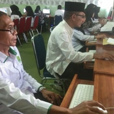 Pelaksanaan AKGTK Madrasah Tahun 2024 Periode ke-2 di Kabupaten Sidenreng Rappang Berlangsung Lancar Meski Terkendala Gangguan Server