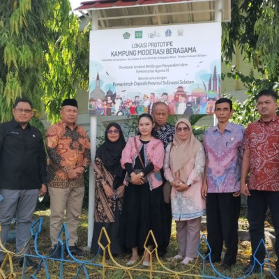 Kakan Kemenag Bone Pantau Langsung Kampung Moderasi Beragama