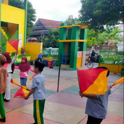 Semangat Menyambut LKP2M, MIN 8 Bone Mantapkan Latihan