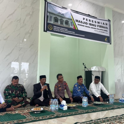 Kepala KUA Awangpone Hadiri Peresmian Masjid Ibnu Firnas di Bandar Udara Arung Palakka