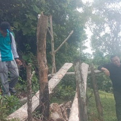 Kakankemenag Lutra H. M Rusydi Hasyim Meninjau Lokasi Hibah di Desa Kamiri, Masamba