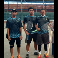 Salah Satu Pemain Senior,Team Tennis Kemenag Sinjai Alami Cedera Bagian Lutut