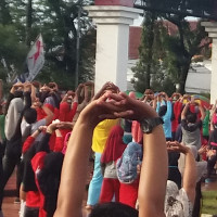 Tingkatkan sinergitas, Kemenag Gowa senam bersama Kodim