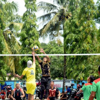 Kemeriahan Grand Final Turnamen Bola Volly Peringatan HAB ke-72 Kemenag Kab.Sinjai