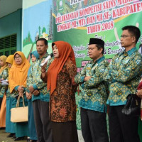 KOMPETISI SAINS MADRASAH TAHUN 2018 TINGKAT MI,MTs & MA SE KAB.SINJAI DI GELAR