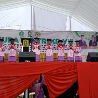 Santri TKA-TPQ Binaan PAI Kec. Sinjai Borong Unjuk Gigi Pada Wisuda Santri se-Kabupaten Sinjai ke VII