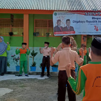 Biasakan Hidup Sehat, MIN 3 Sinjai Gelar Senam Bersama