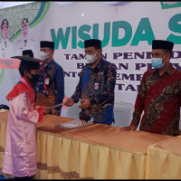 Sebanyak 160 Santri TKA-TPQ Binaan PAI se-Kecamatan Sinjai Borong Ikuti Wisuda