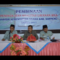 Kakan Kemenag Buka Kegiatan Pembinaan Peningkatan Kualitas Layanan KUA