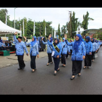 Kemenag Parepare Turunkan Hampir Seluruh PNS Nya Ikuti Upacara HUT KORPRI dan Defile PORSENI