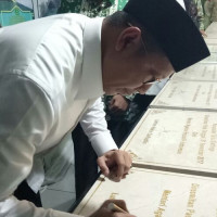 Menteri Agama RI Tandatangani Prasasti Dua Gedung Baru Di Takalar