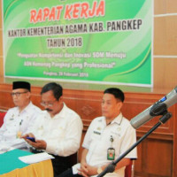 H. Jamaruddin : Raker, Menuju ASN Kemenag Pangkep Yang Profesional