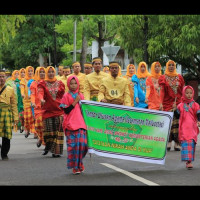 Meriahkan HAB Ke 72, Kemenag Barru Gelar Lomba Gerak Jalan Indah