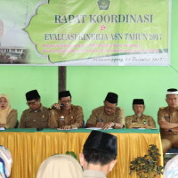 Rakor & Evaluasi Kinerja ASN Tahun 2017, Kakan Kemenag Uraikan 5 Nilai Budaya Kerja