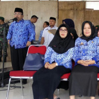 Upacara Integrasi Nasional, Plh. Kakan Kemenag Sidrap didaulat Pimpin Doa