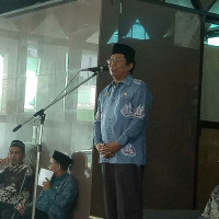 Mengawali Tugasnya, Plt. Kakanwil Hadiri Isra' Mi'raj di Masjid Al Ikhlas