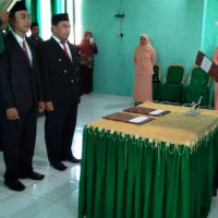 Kakan Kemenag Sidrap Melantik Pejabat Fungsional 